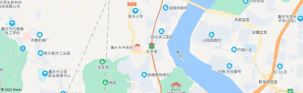 重庆石井坡_公交站地图_重庆公交_妙搜公交查询2025