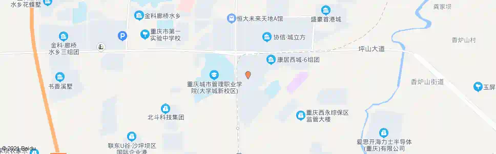 重庆康城路_公交站地图_重庆公交_妙搜公交查询2025