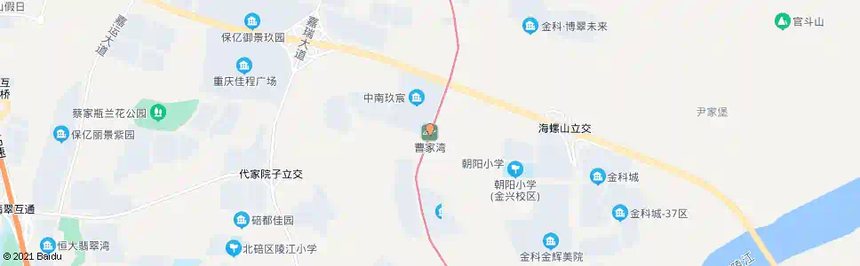 重庆曹家湾站_公交站地图_重庆公交_妙搜公交查询2025