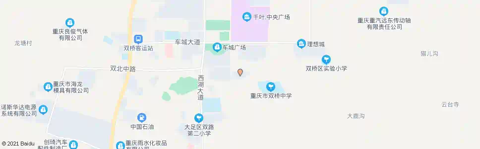 重庆晓城春天_公交站地图_重庆公交_妙搜公交查询2025