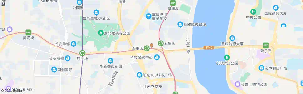重庆五里店站_公交站地图_重庆公交_妙搜公交查询2025