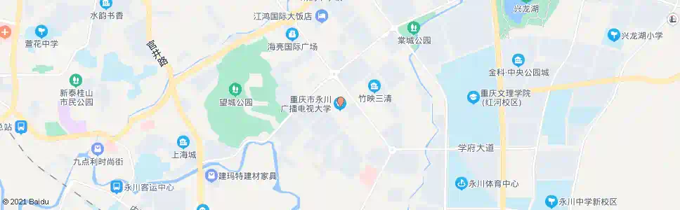 重庆永川电大_公交站地图_重庆公交_妙搜公交查询2025