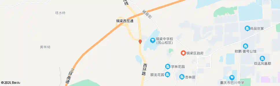 重庆铜梁中学_公交站地图_重庆公交_妙搜公交查询2025