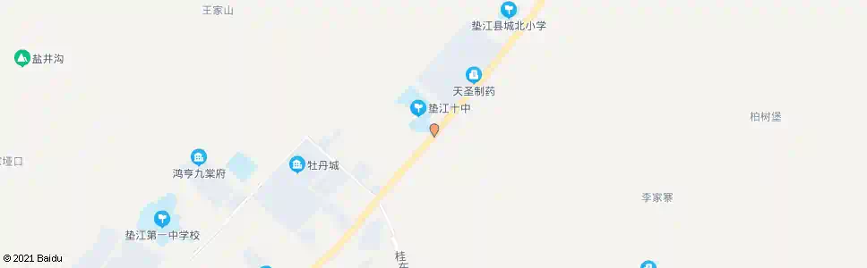 重庆垫江十中_公交站地图_重庆公交_妙搜公交查询2025