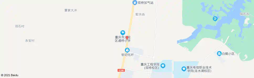 重庆通桥街道办事处_公交站地图_重庆公交_妙搜公交查询2025