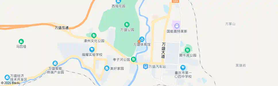 重庆万盛文化馆_公交站地图_重庆公交_妙搜公交查询2025