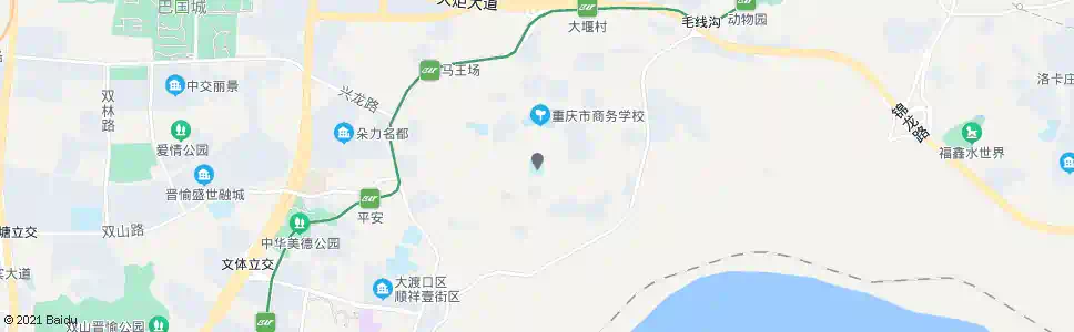 重庆大堰小学_公交站地图_重庆公交_妙搜公交查询2025