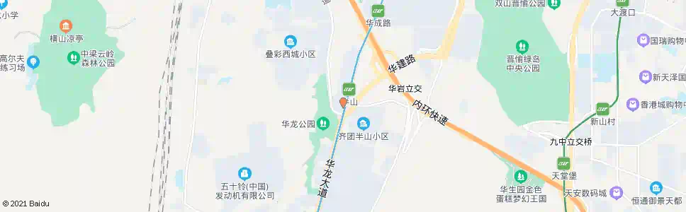 重庆半山环道2站_公交站地图_重庆公交_妙搜公交查询2025