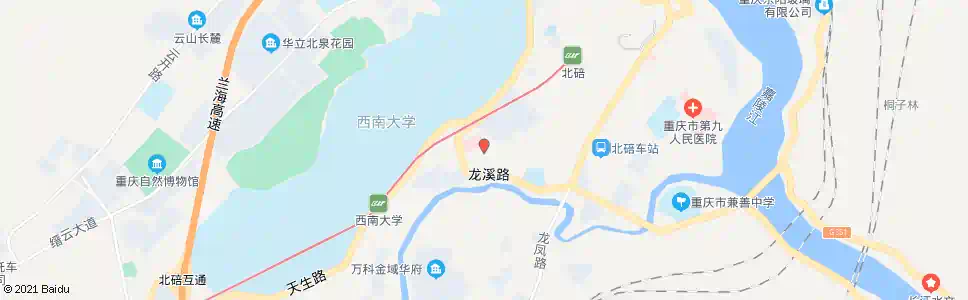 重庆月亮田路口_公交站地图_重庆公交_妙搜公交查询2025