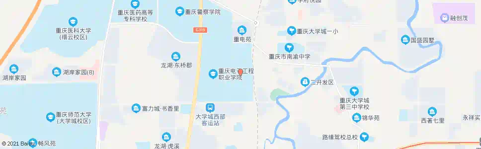 重庆房地产学院_公交站地图_重庆公交_妙搜公交查询2025