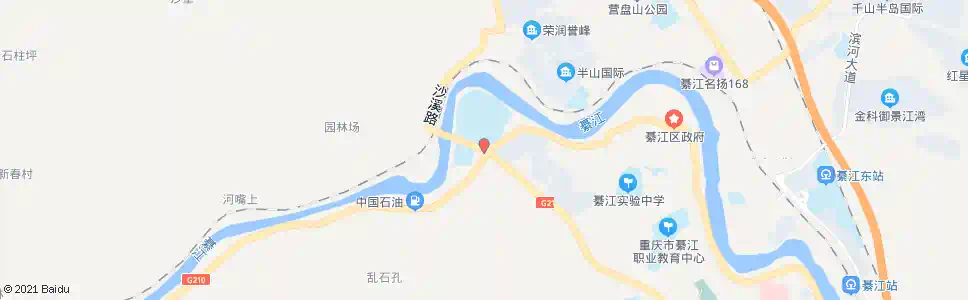 重庆沙溪路_公交站地图_重庆公交_妙搜公交查询2025