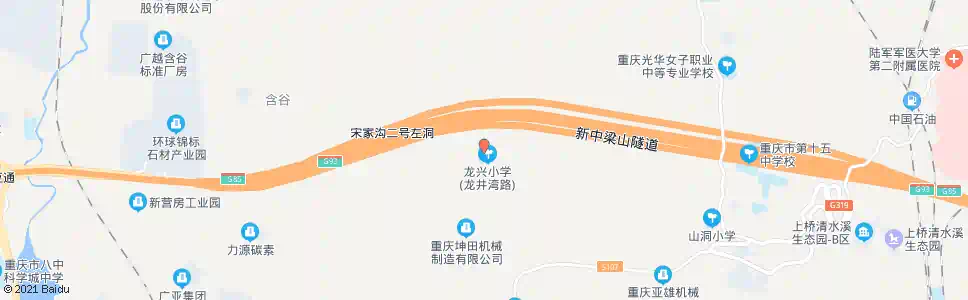 重庆龙兴小学_公交站地图_重庆公交_妙搜公交查询2025