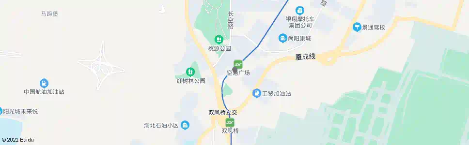 重庆空港公交总站_公交站地图_重庆公交_妙搜公交查询2025