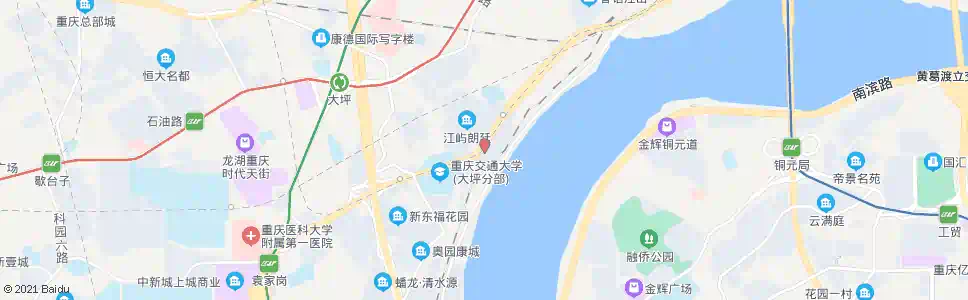 重庆黄沙溪1站_公交站地图_重庆公交_妙搜公交查询2025