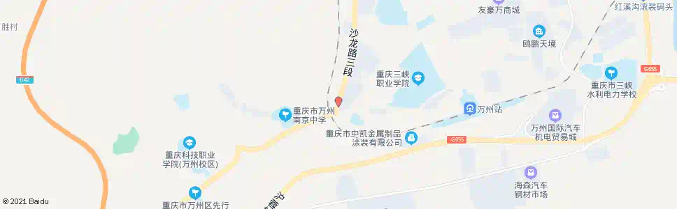 重庆龙宝大街_公交站地图_重庆公交_妙搜公交查询2025