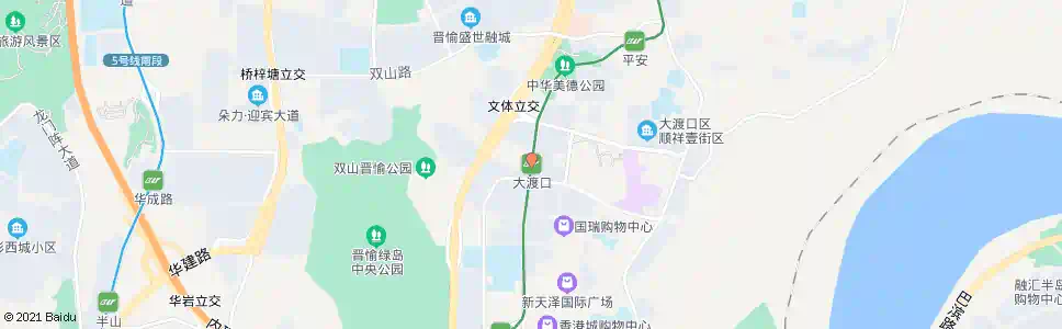 重庆大渡口(轨道站)_公交站地图_重庆公交_妙搜公交查询2025