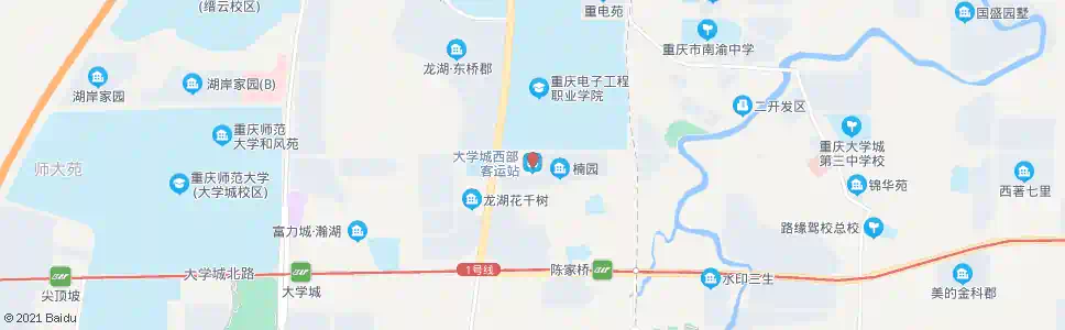 重庆西部新城客运站_公交站地图_重庆公交_妙搜公交查询2025