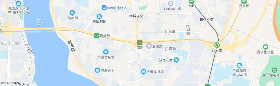 重庆南湖风景区_公交站地图_重庆公交_妙搜公交查询2025