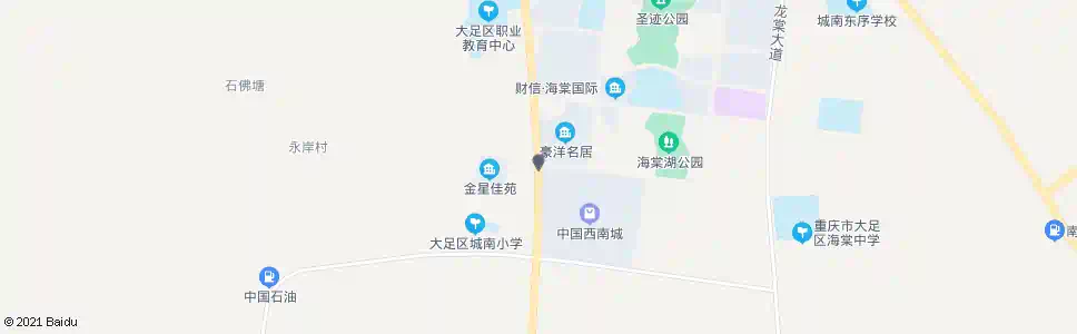 重庆城南加气站_公交站地图_重庆公交_妙搜公交查询2025