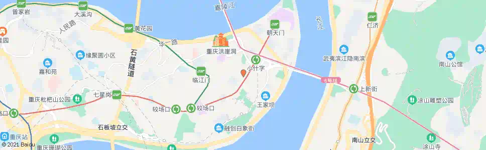 重庆新华路_公交站地图_重庆公交_妙搜公交查询2025