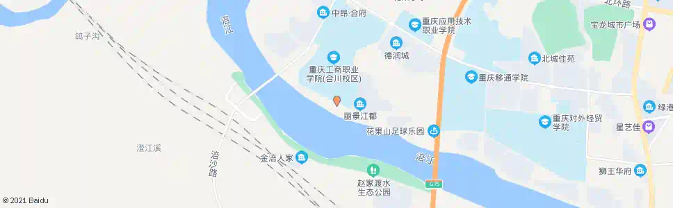 重庆工商职业学院南门_公交站地图_重庆公交_妙搜公交查询2025