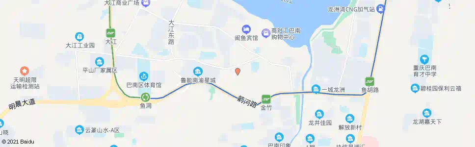 重庆化龙路_公交站地图_重庆公交_妙搜公交查询2025