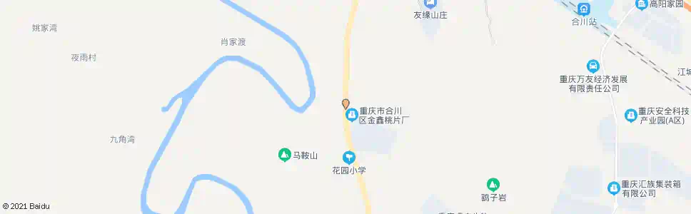 重庆花园村_公交站地图_重庆公交_妙搜公交查询2025