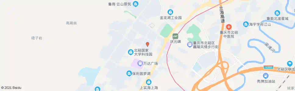 重庆卢作孚路(嘉茵苑)_公交站地图_重庆公交_妙搜公交查询2025