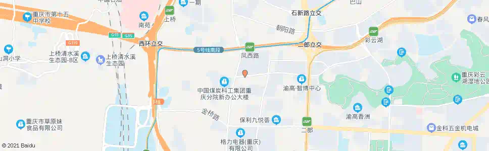 重庆科城路2站_公交站地图_重庆公交_妙搜公交查询2025