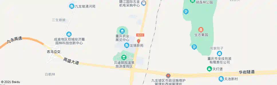 重庆市农科院_公交站地图_重庆公交_妙搜公交查询2025