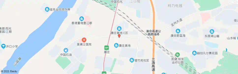 重庆康庄C区_公交站地图_重庆公交_妙搜公交查询2025
