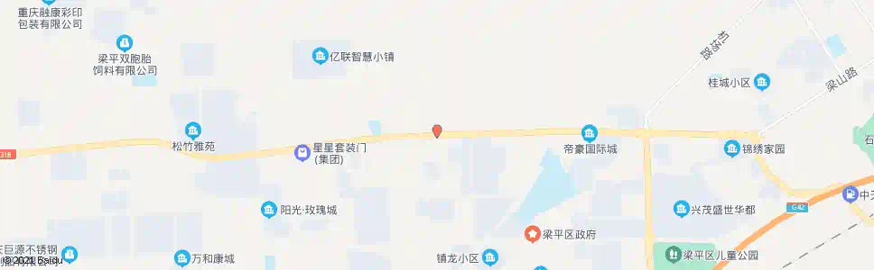 重庆梁平机动车检测站_公交站地图_重庆公交_妙搜公交查询2025