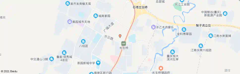 重庆江南交通换乘枢纽_公交站地图_重庆公交_妙搜公交查询2025