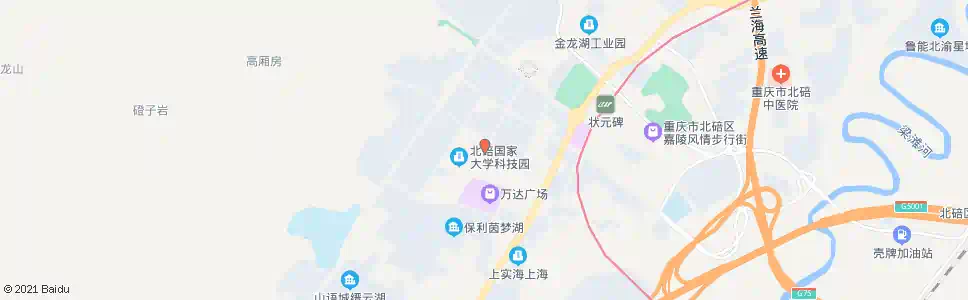 重庆大学科技园_公交站地图_重庆公交_妙搜公交查询2025