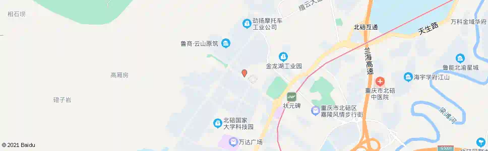 重庆北碚区地国税局_公交站地图_重庆公交_妙搜公交查询2025