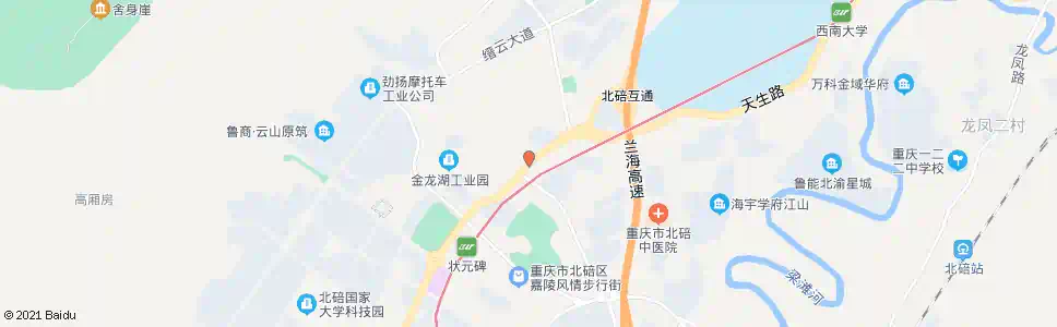 重庆双元大道_公交站地图_重庆公交_妙搜公交查询2025