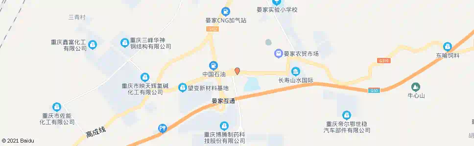 重庆麒源路口东_公交站地图_重庆公交_妙搜公交查询2025