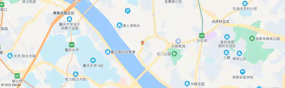 重庆沙滨路石门_公交站地图_重庆公交_妙搜公交查询2025