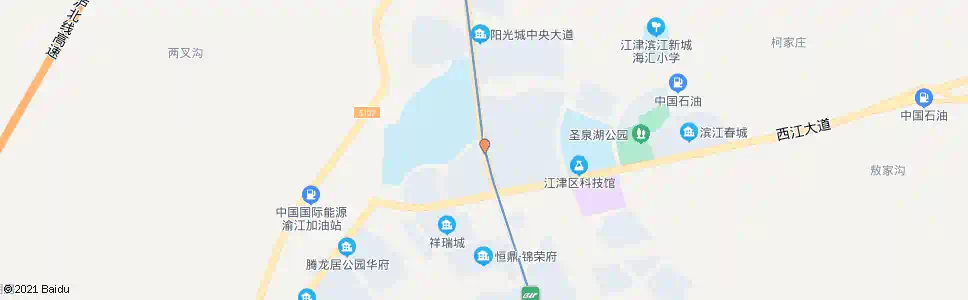 重庆北师大附中_公交站地图_重庆公交_妙搜公交查询2025