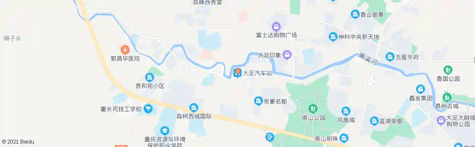 重庆大足汽车站_公交站地图_重庆公交_妙搜公交查询2025