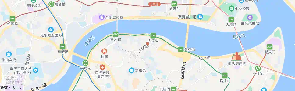 重庆大溪沟静园_公交站地图_重庆公交_妙搜公交查询2025