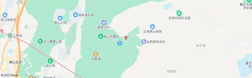 重庆南山植物园_公交站地图_重庆公交_妙搜公交查询2025