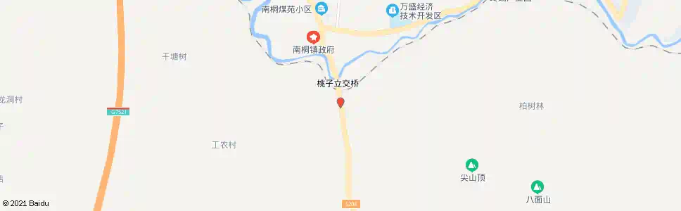 重庆桃子凼_公交站地图_重庆公交_妙搜公交查询2025