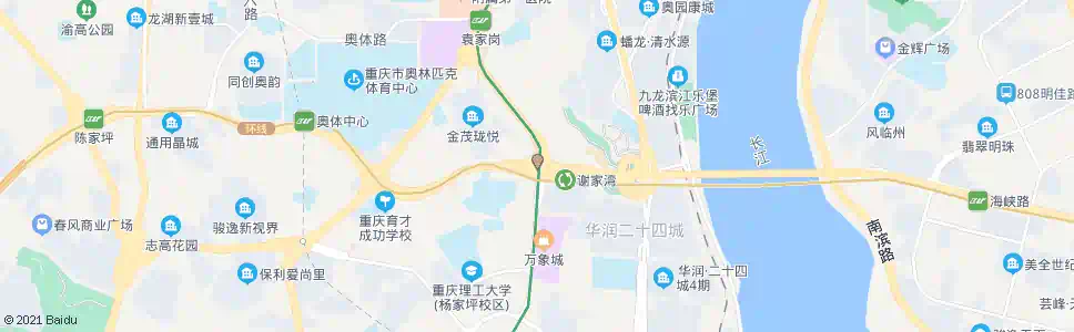重庆鹅公岩北桥头_公交站地图_重庆公交_妙搜公交查询2025