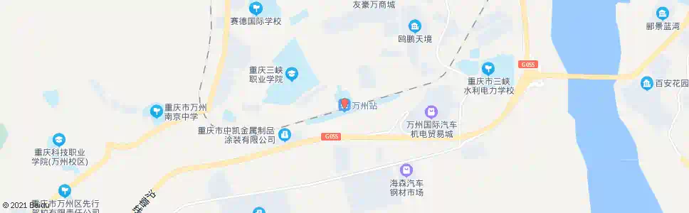 重庆官庄子_公交站地图_重庆公交_妙搜公交查询2025