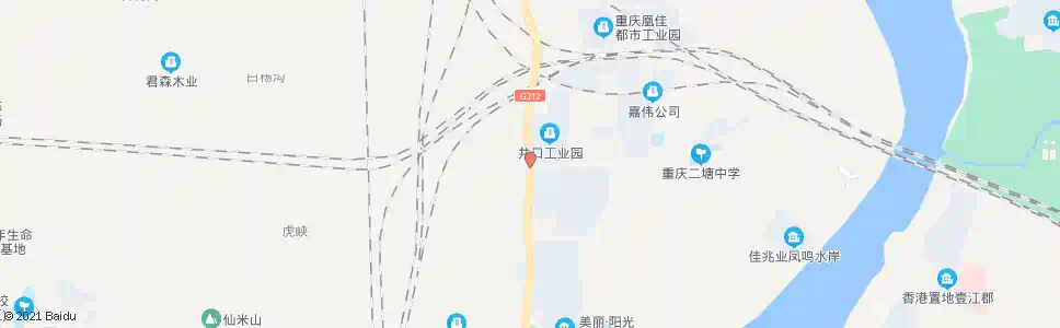 重庆井熙路口1站_公交站地图_重庆公交_妙搜公交查询2025
