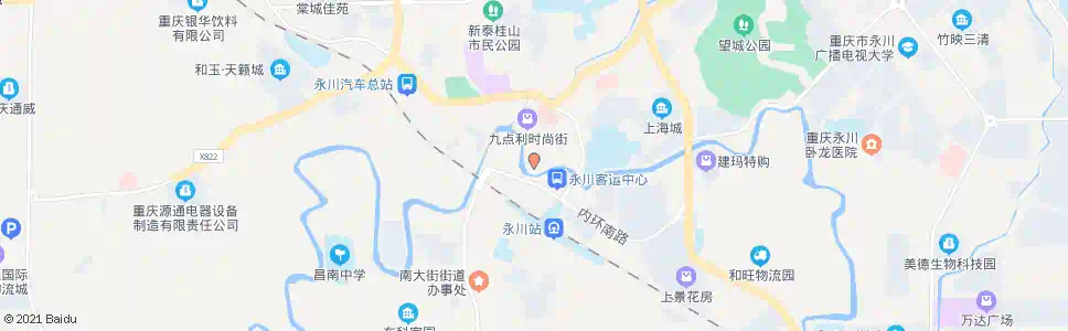 重庆红旗河沟南大帝学校_公交站地图_重庆公交_妙搜公交查询2025