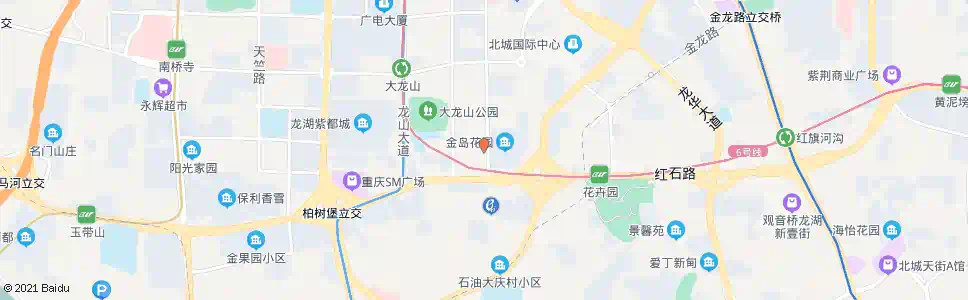 重庆金岛花园_公交站地图_重庆公交_妙搜公交查询2025