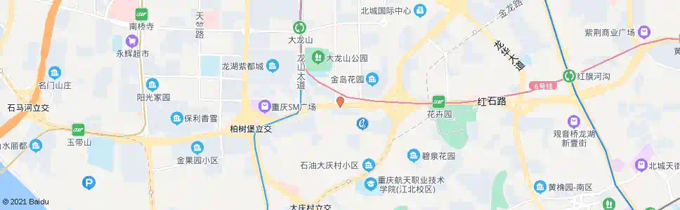 重庆松石支路_公交站地图_重庆公交_妙搜公交查询2025