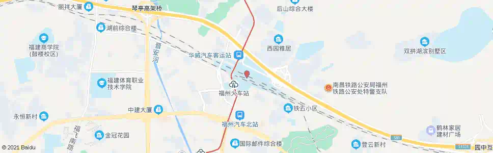 福州上湖部队_公交站地图_福州公交_妙搜公交查询2025